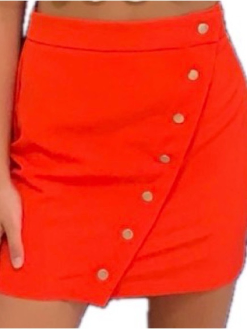 $15 Bundled💥 NEW Gianni Bini GB Orange Mini Skirt Sz M Bin N